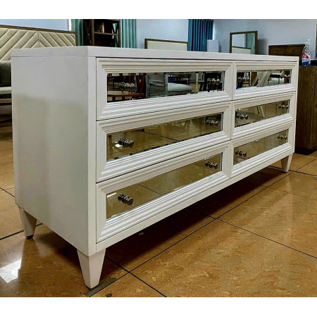 297191 - Concerto : Tủ 6 Ngăn Kéo Kết Hợp Kính - Ngang 1m83